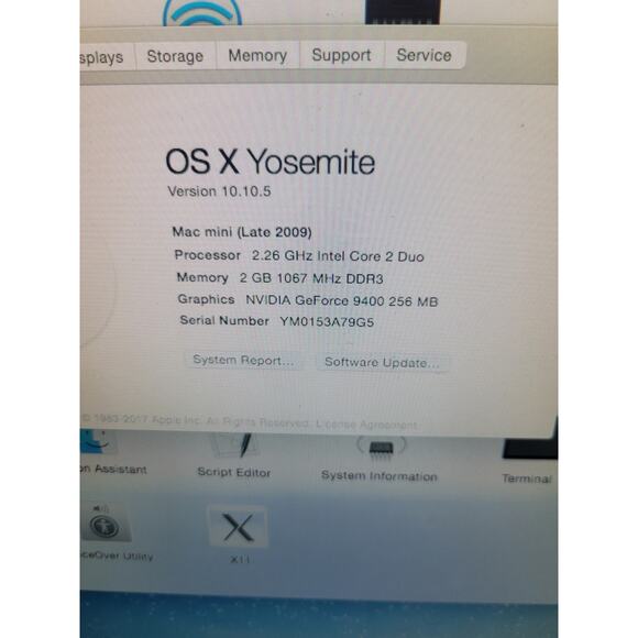 Apple Mac Mini A1283 Core 2 Duo As Is / Vintage - Picture 1 of 12